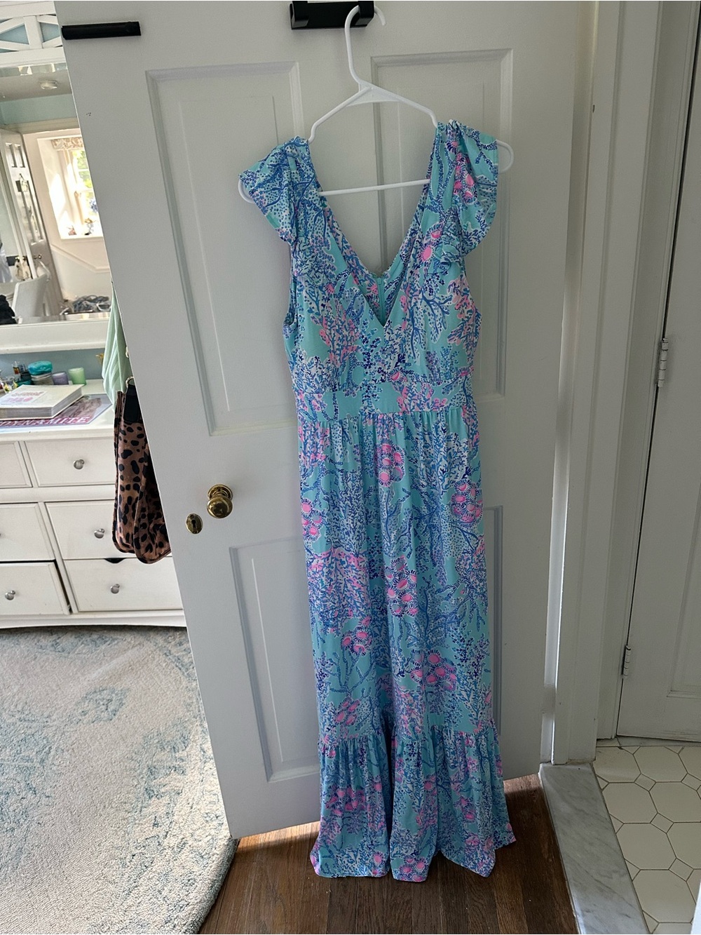 Lilly Pulitzer Vyra Ruffle Maxi Dress